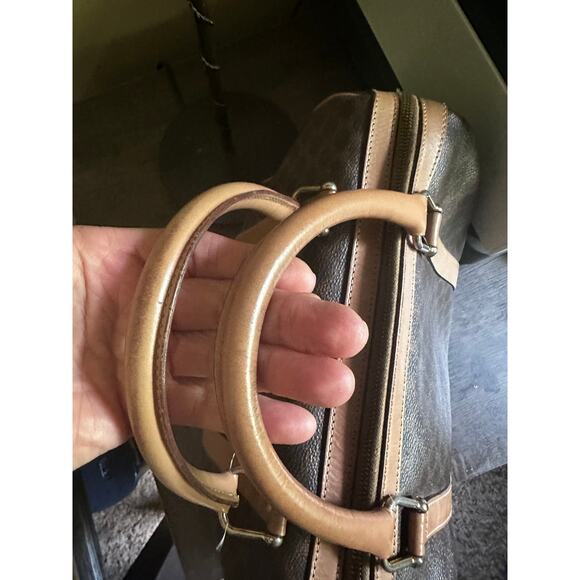 VINTAGE CELINE MACADAM BOSTON BAG M13 - Picture 6 of 10